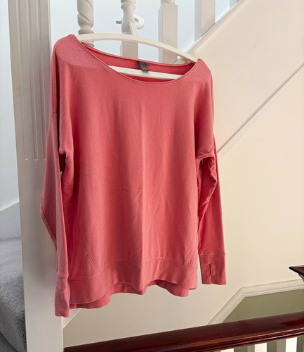 Sweaty betty pink pullover - sweaty,