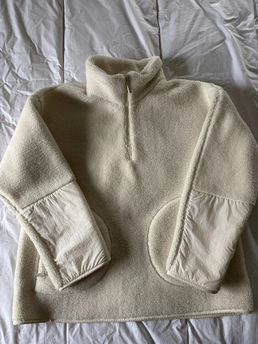 Sweaty betty cream fleece size - cream,